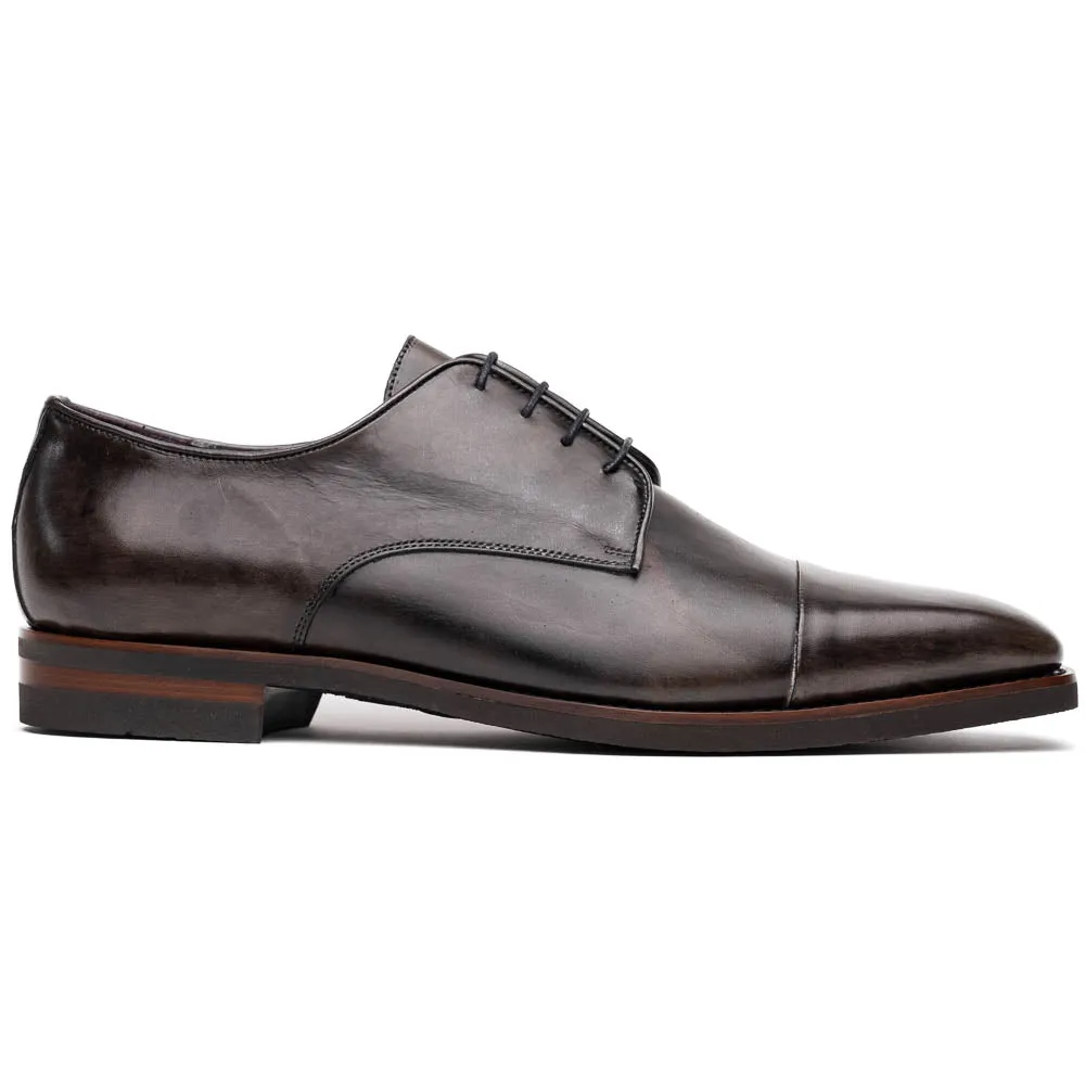 25-550-GRY ENZO Italian Calfskin Cap Toe Grey