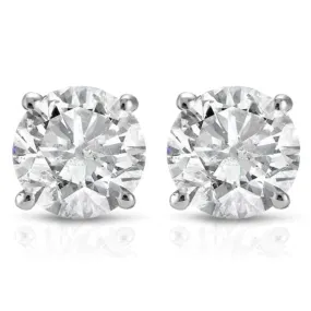 .25CT Diamond Studs 14K White Gold