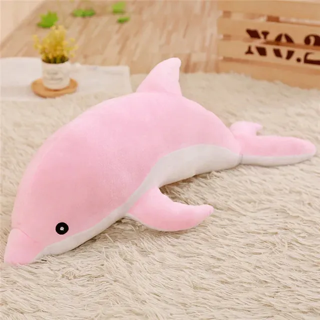 30cm Kawaii Soft Dolphin Plush Toys Dolls Stuffed Down Cotton Animal Nap Pillow Creative Kids Toy Christmas Gift for Girls