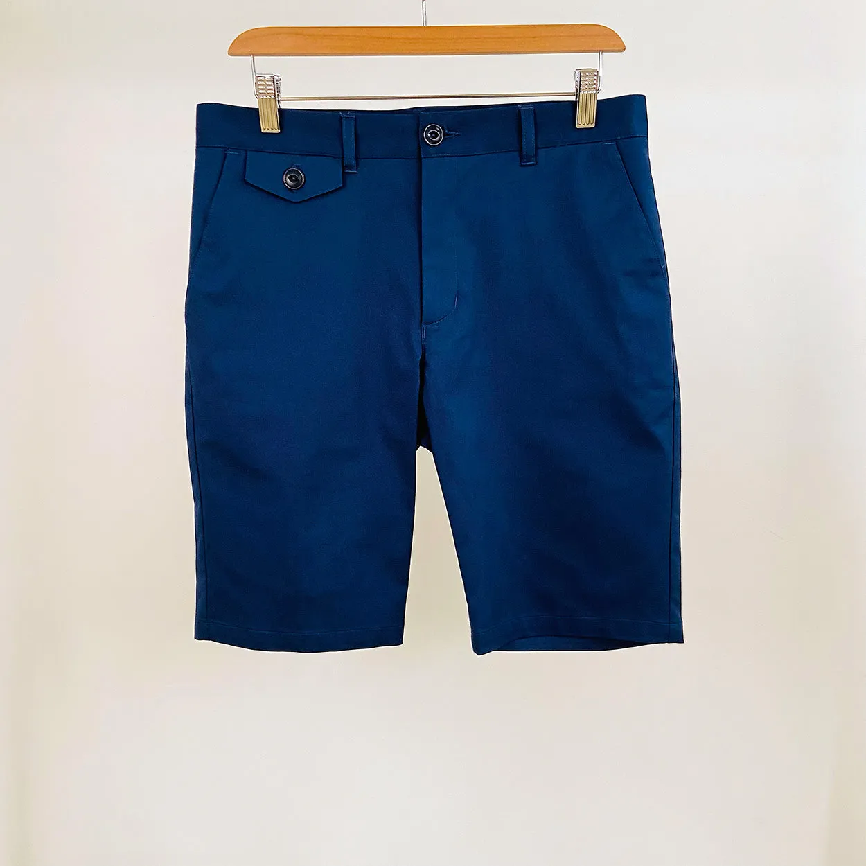 32 - Indigo Twill Shorts