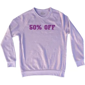 50% OFF Adult Tri-Blend Sweatshirt