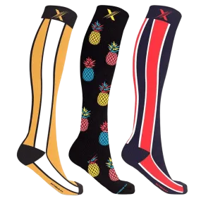 90’s Streetwear Compression Socks (3-pairs)