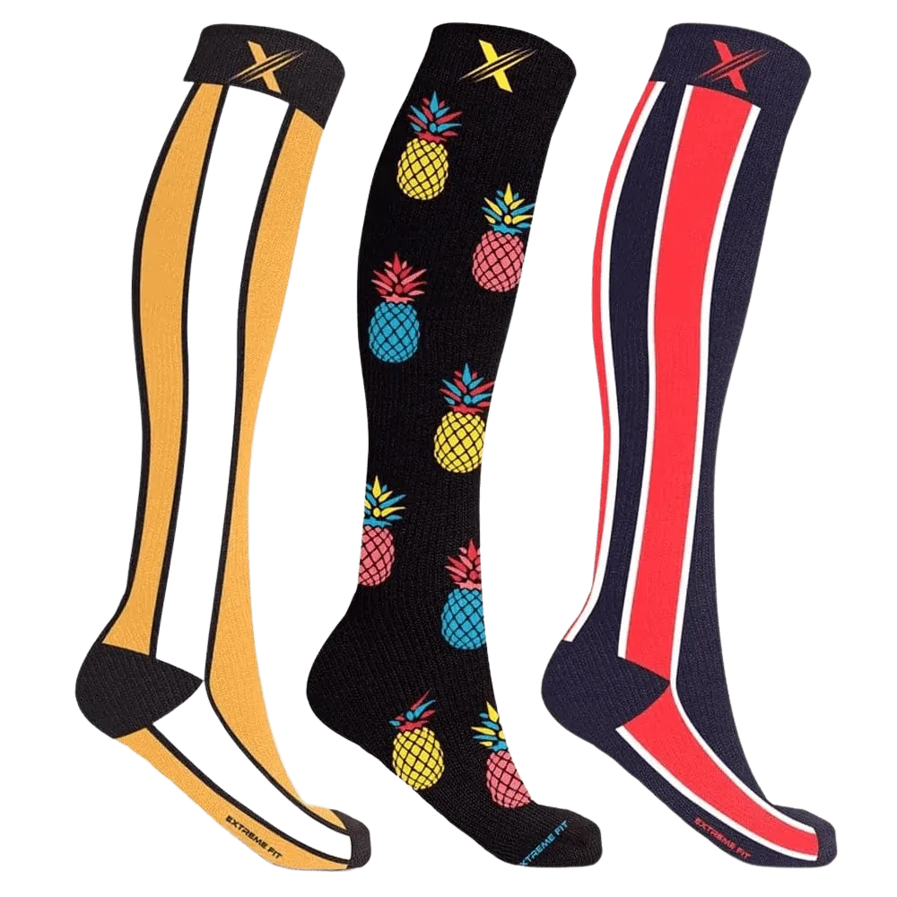 90’s Streetwear Compression Socks (3-pairs)