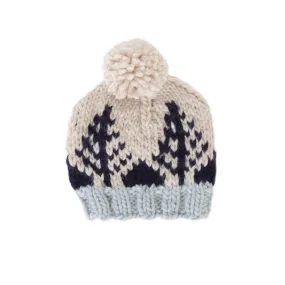 Acorn Forest Beanie - Navy & Blue