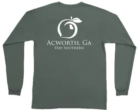 Acworth, GA Hometown Long Sleeve Pocket Tee