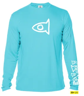 Adult UPF50 Swim Shirt - Water Blue