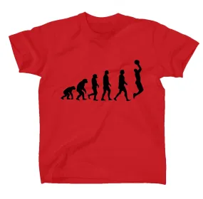 AFONiE Human Evolution Basketball Kids T-Shirt