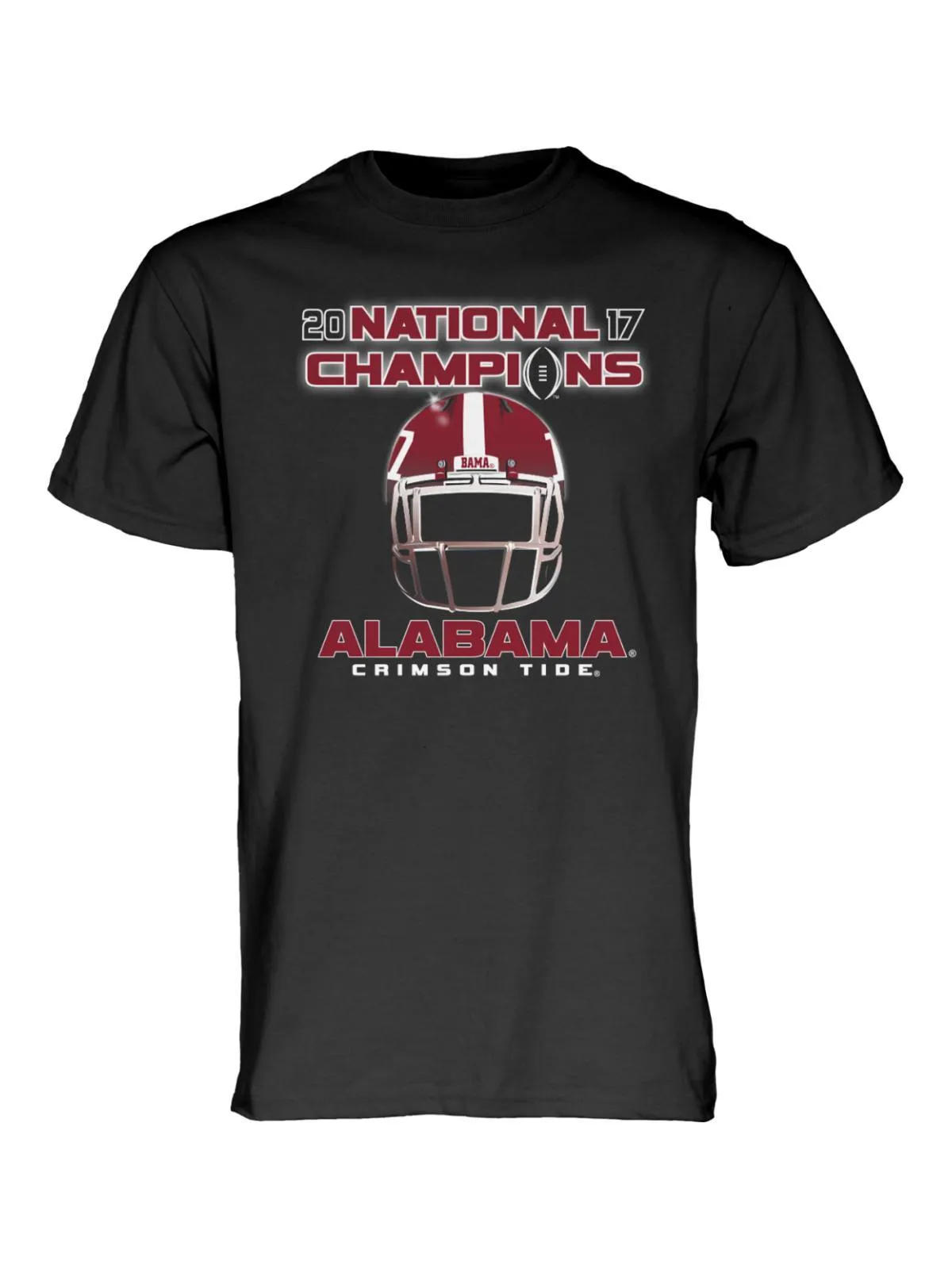 Alabama Crimson Tide 2017-2018 College Football National Champions Black T-Shirt