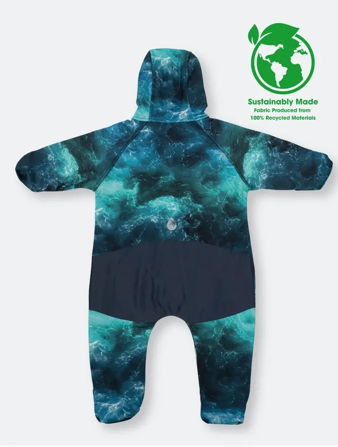 All-Weather Fleece Onesie - Surf