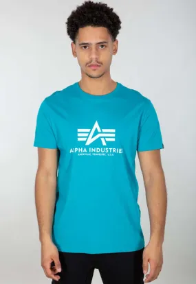 Alpha Industries Basic T-Shirt Blue lagoon 100501-576