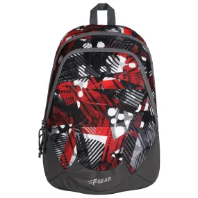 Amari 12L Geometric Black Red Backpack