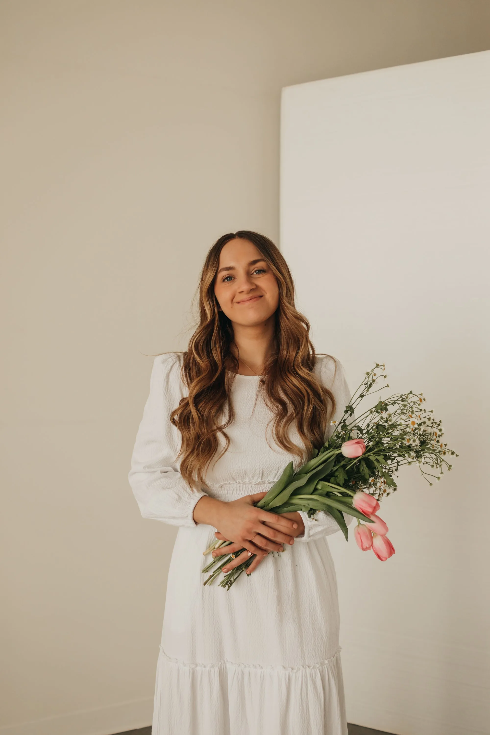 Anete Maxi Dress in White