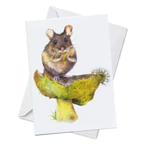 Animal Watercolour Greeting Card - Itty Bitty