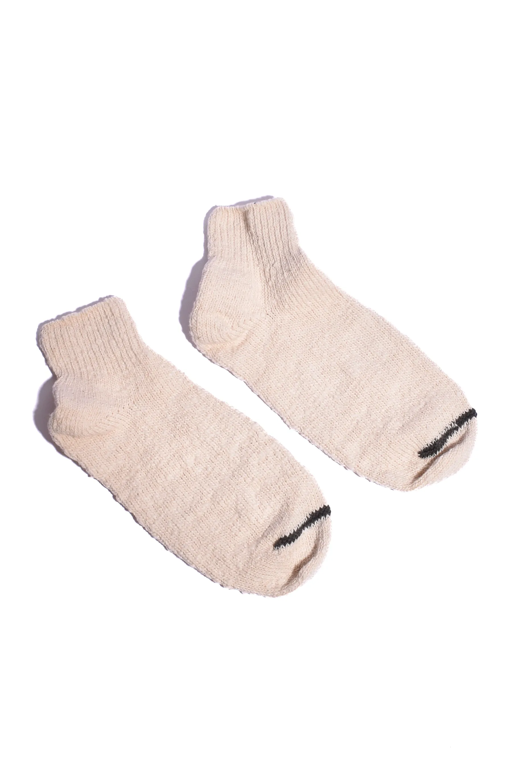 Ankle Socks • Slouchy Garabou Organic Cotton Rib