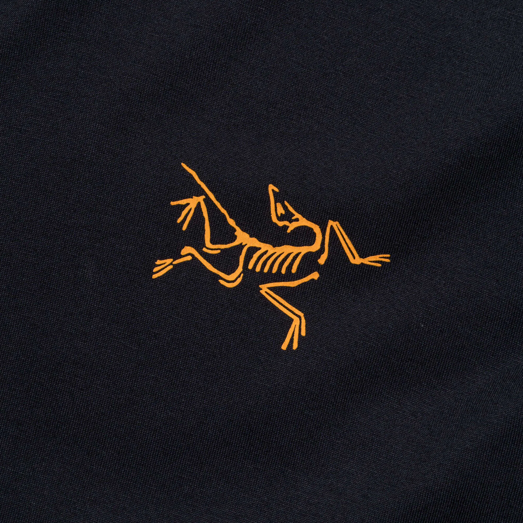 Arc'Multi Bird Logo LS T-Shirt - Black