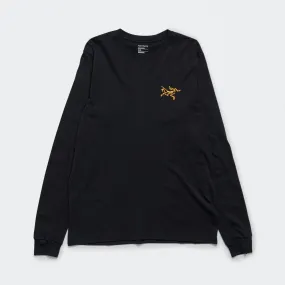 Arc'Multi Bird Logo LS T-Shirt - Black