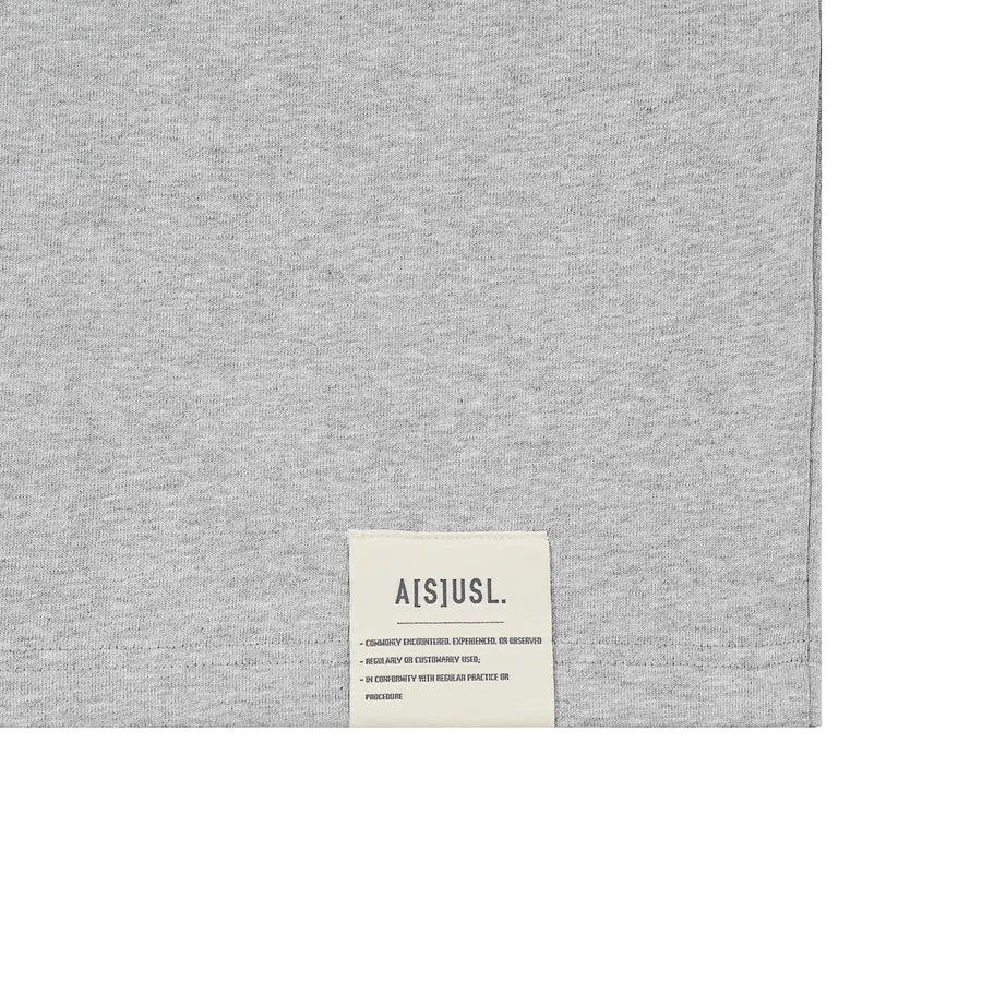 A[S]USL KIDS ASUSL HAND WRITE LOGO TEE-GREY