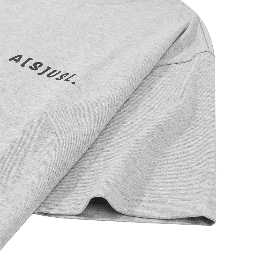 A[S]USL KIDS ASUSL HAND WRITE LOGO TEE-GREY