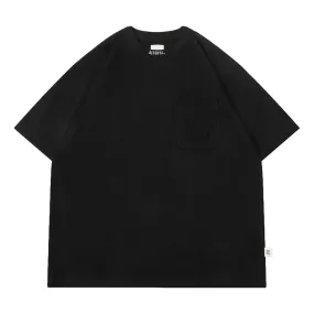 A[S]USL SMALL LOGO POCKET TEE-BLACK