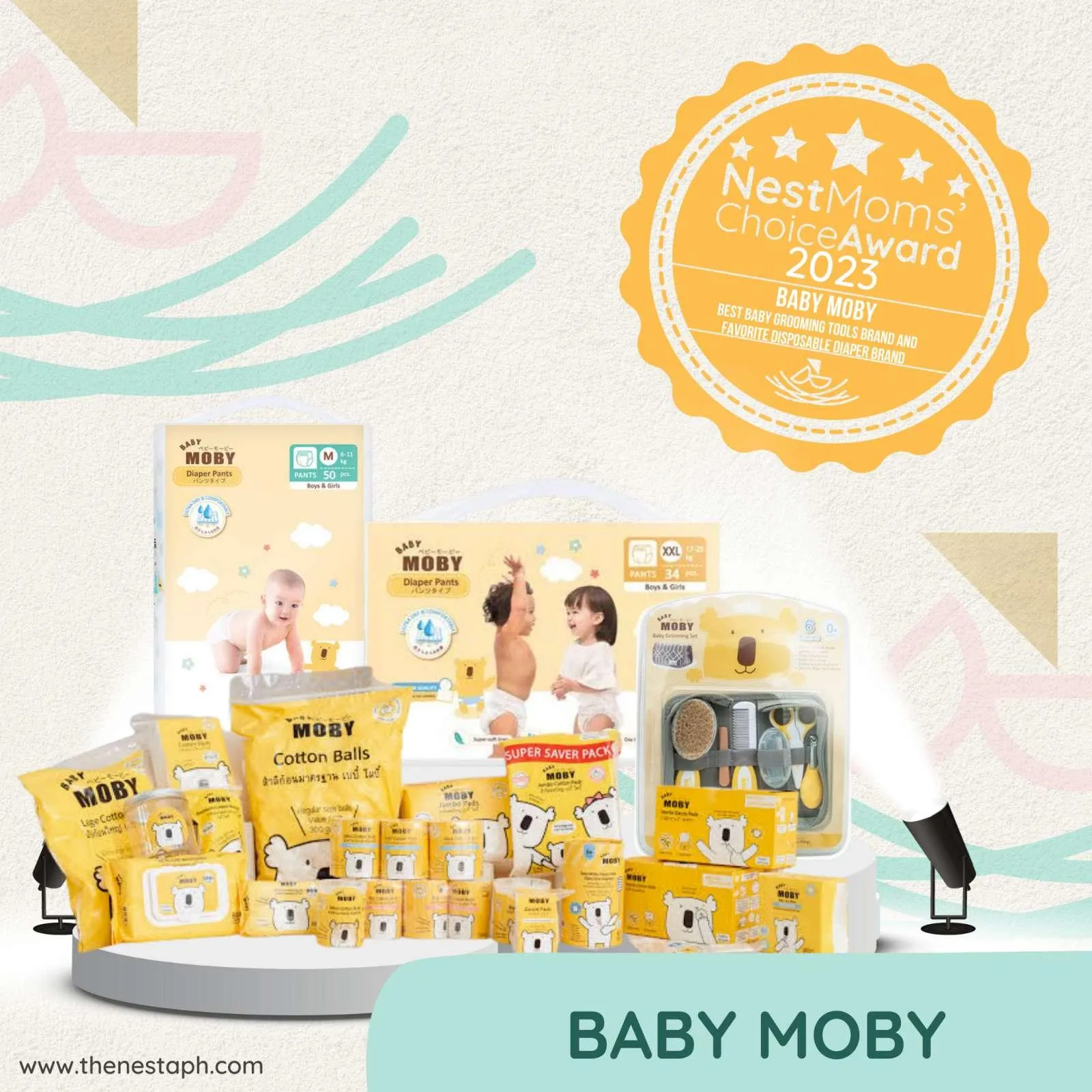 Baby Moby Premium Cotton Rounds 35 grams