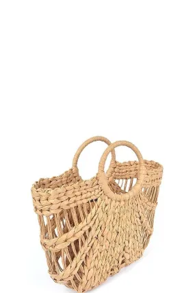 Bag018 Straw Bag Natural