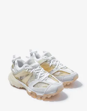 Balenciaga White Track Clear Sole Trainers