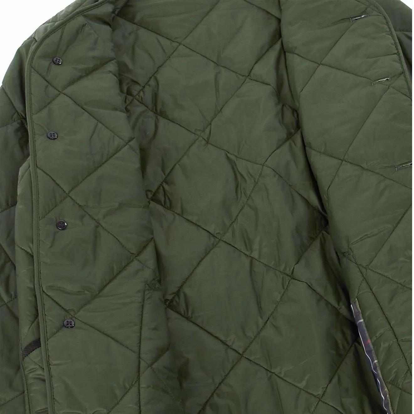 Barbour Liddesdale Quilt Cardigan Sage