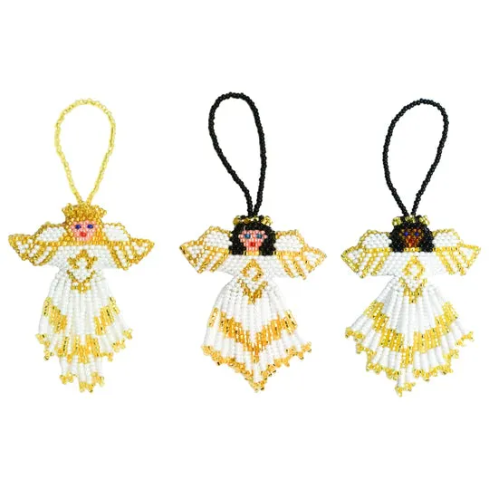 Beaded Angel Ornaments