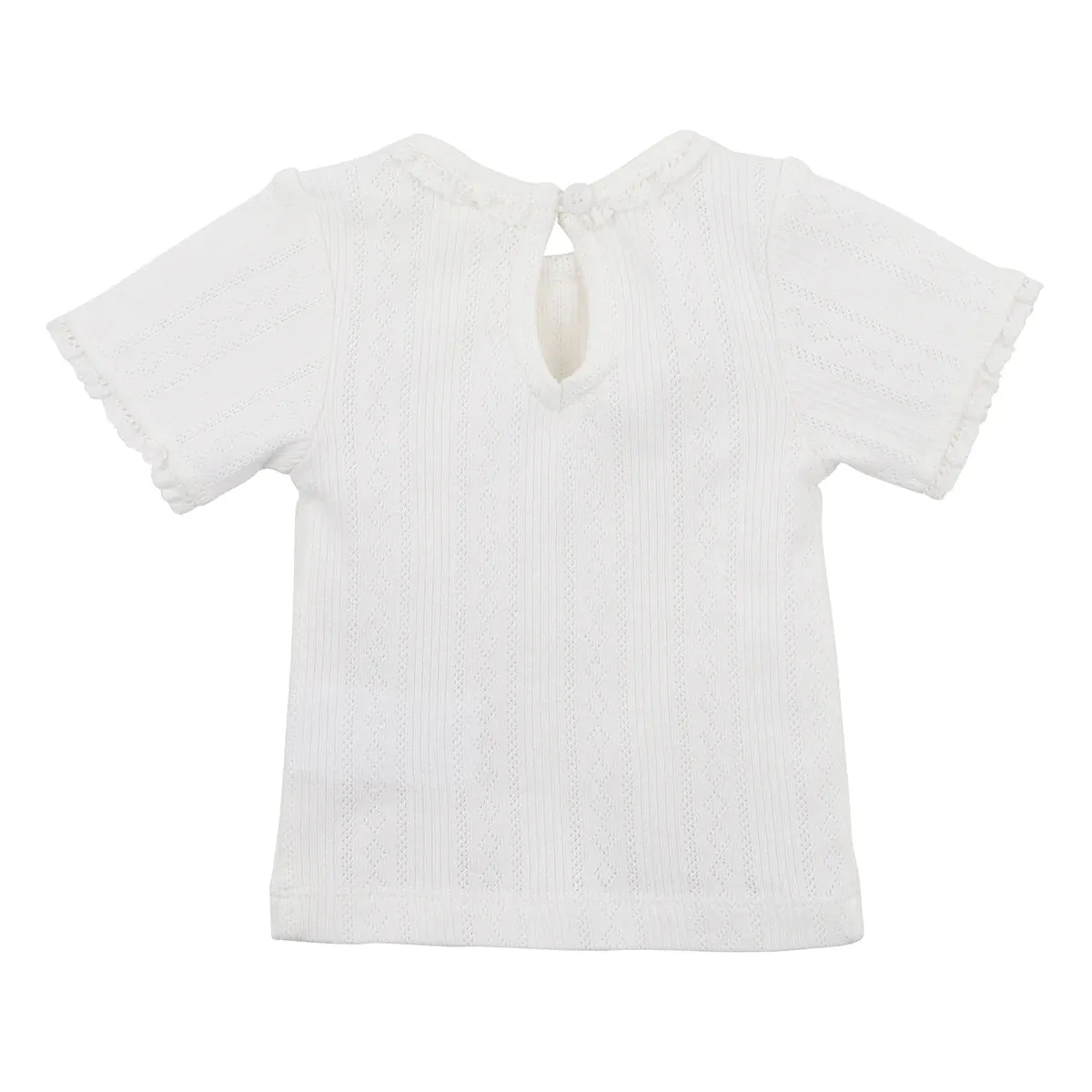 Bebe - Cloud Pointelle SS Tee