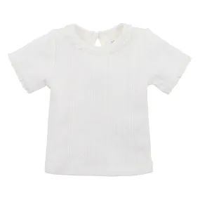 Bebe - Cloud Pointelle SS Tee