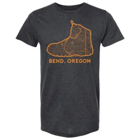 Bend Boot Map T-Shirt