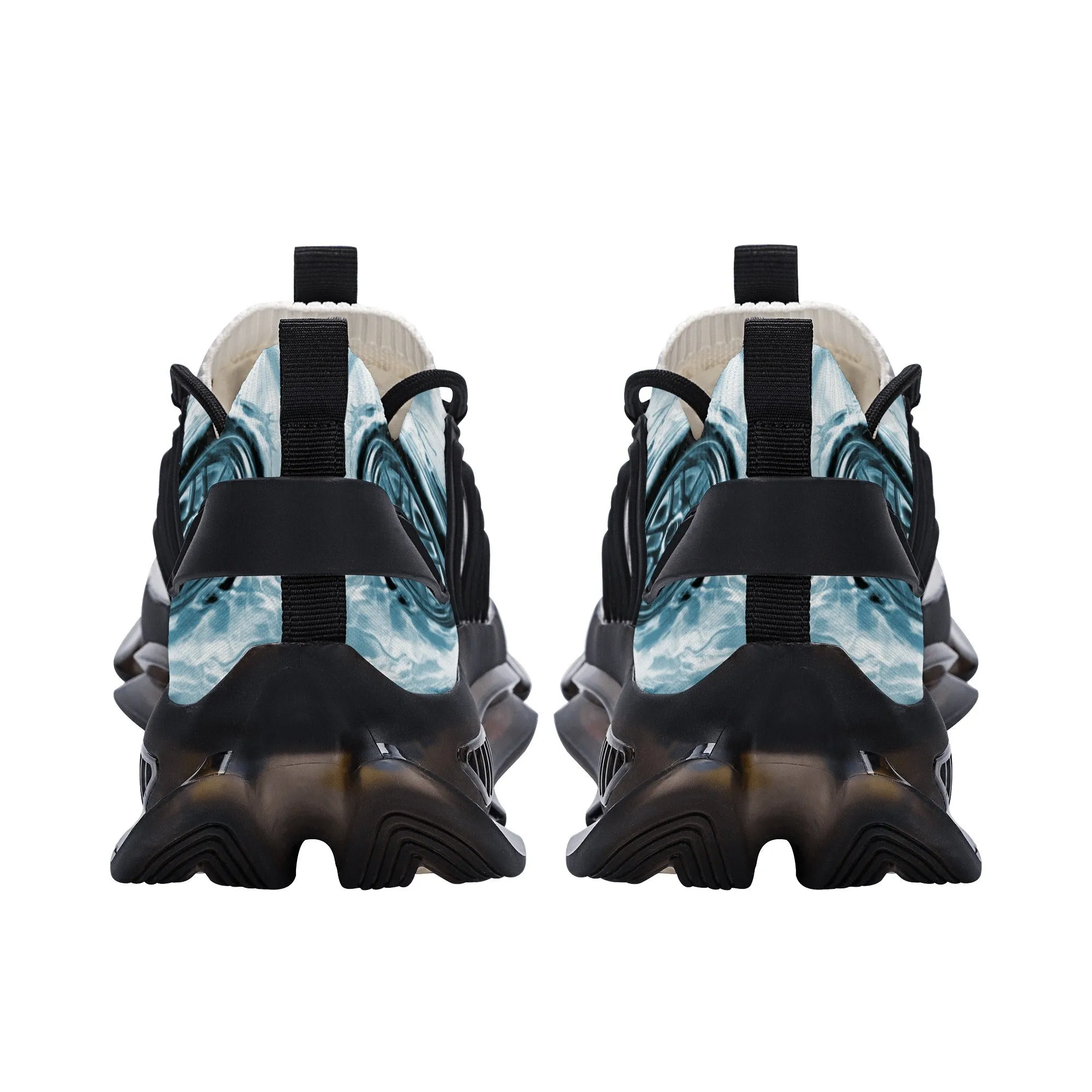 Best Women's Flaming Skull React Shoe: Fierce Style & Comfort - Blue Color