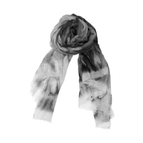 Black and White Poetic Water Painting Fashion Scarves Wrap