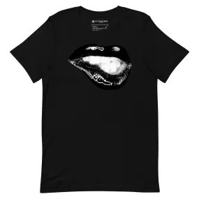 Black Biting Lips T-shirt