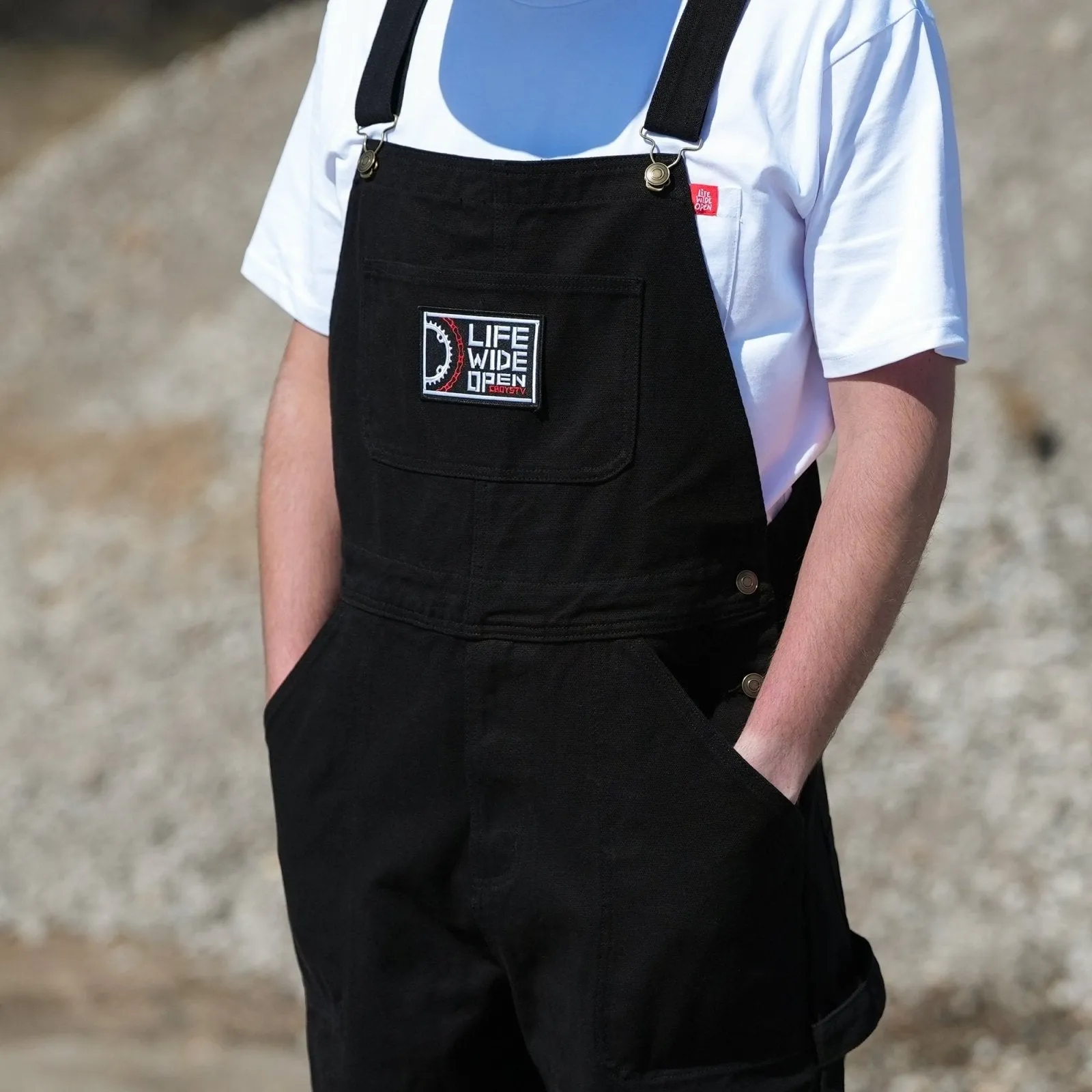 Black Workwear Overall LWO Bibs