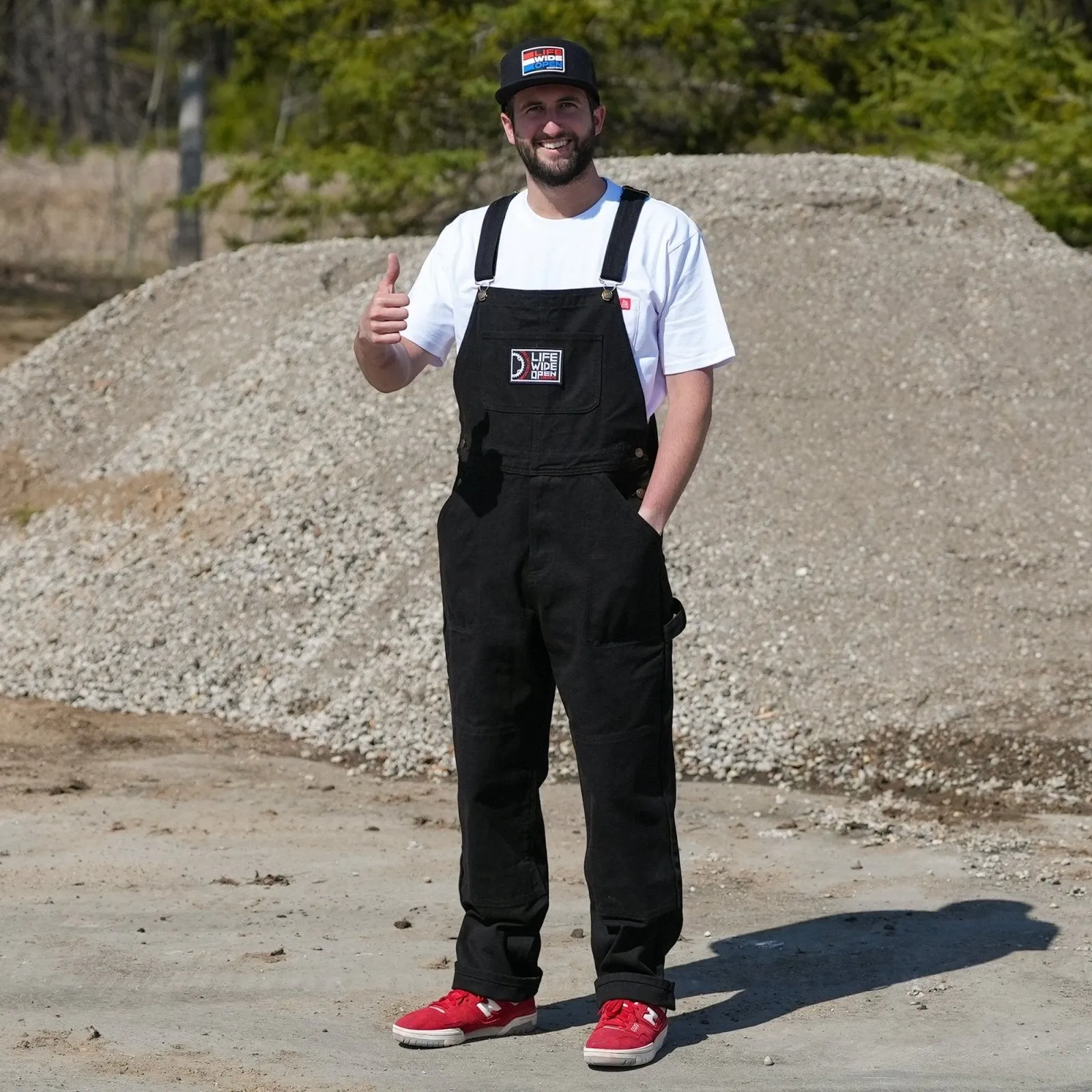 Black Workwear Overall LWO Bibs