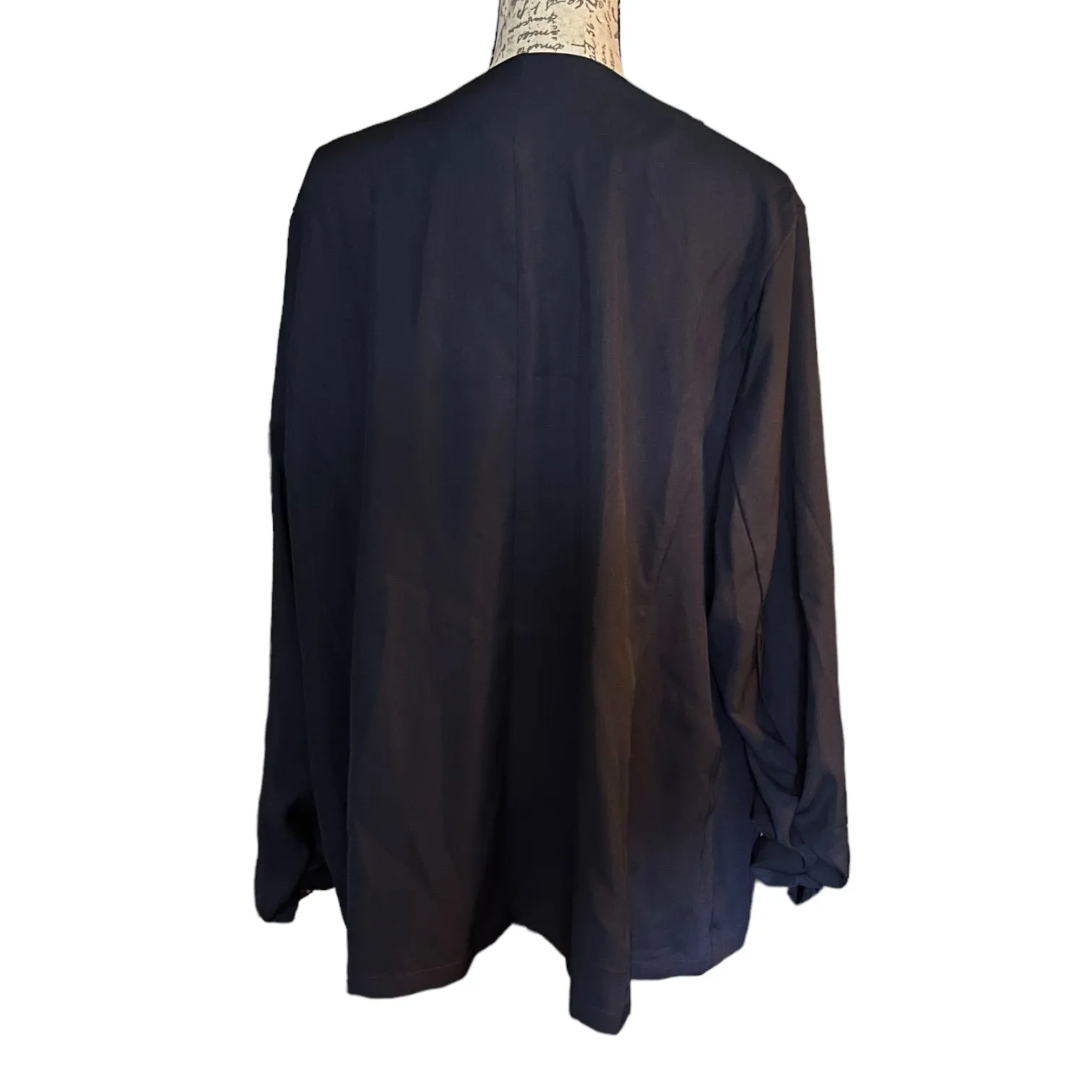 Bloomchic Navy Blue Open Blazer Jacket Size 22/24