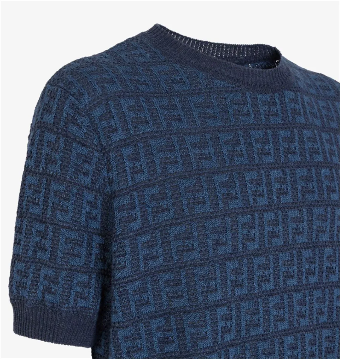 BLUE FF COTTON AND LINEN JUMPER