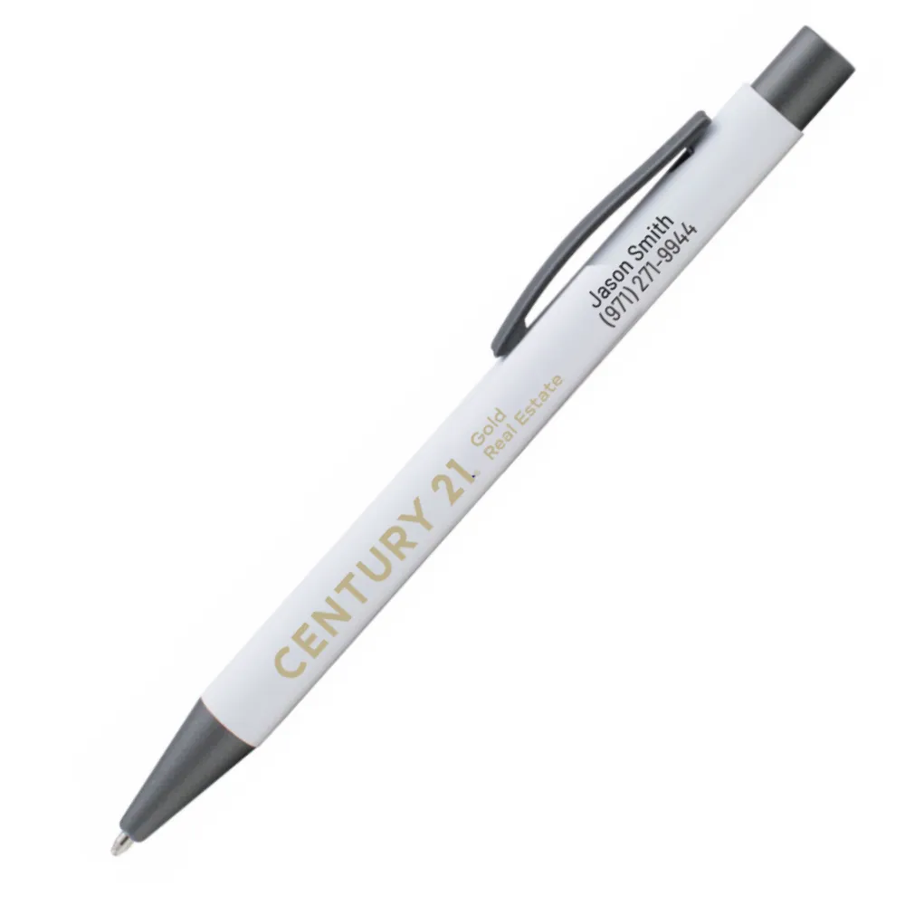 Bowie Rubberized Finish Metal Pen - Personalized with Free Shipping