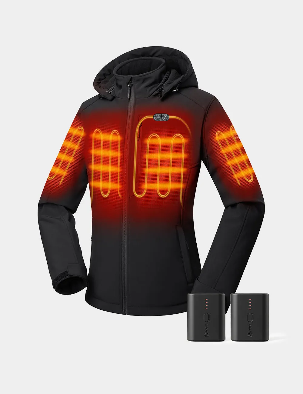 Bundle Deal - Women's Dual Control Heated Jacket & Extra Mini 5K Battery