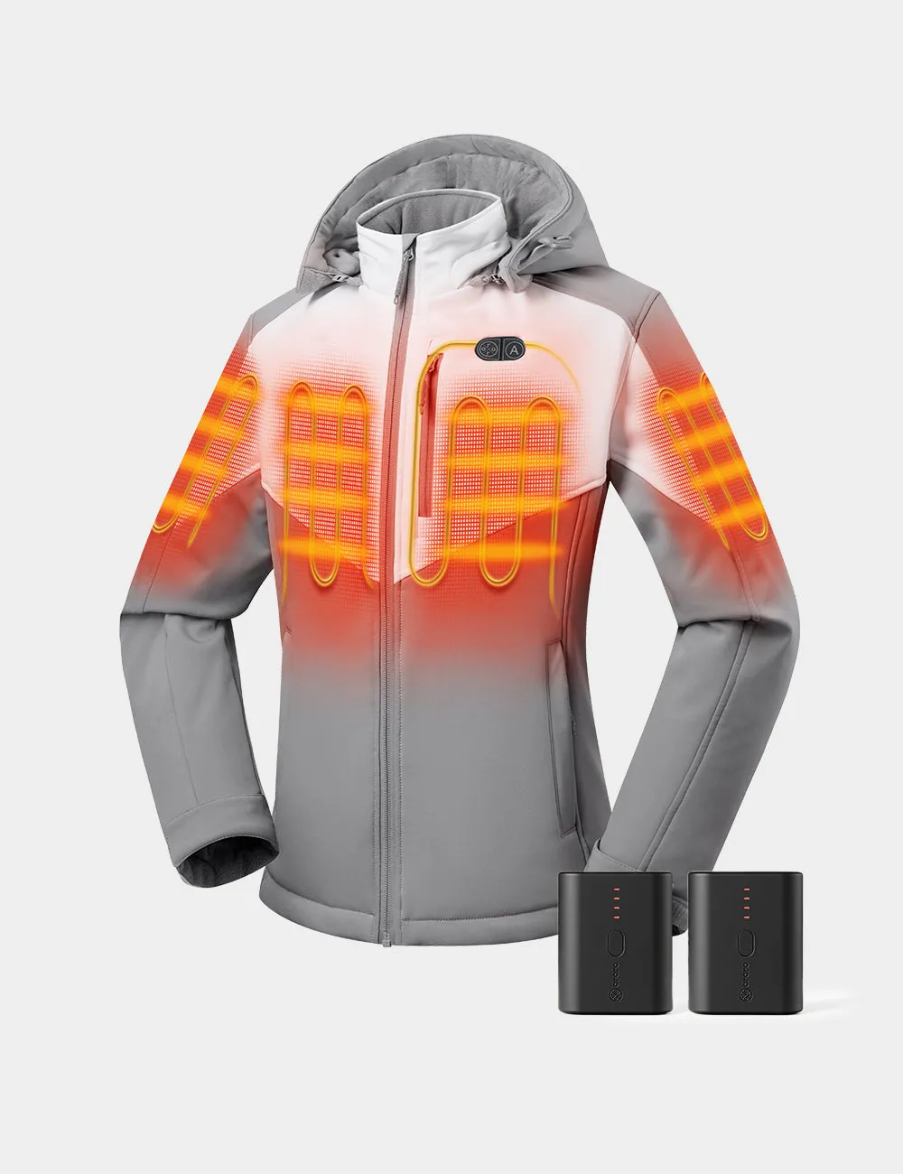 Bundle Deal - Women's Dual Control Heated Jacket & Extra Mini 5K Battery