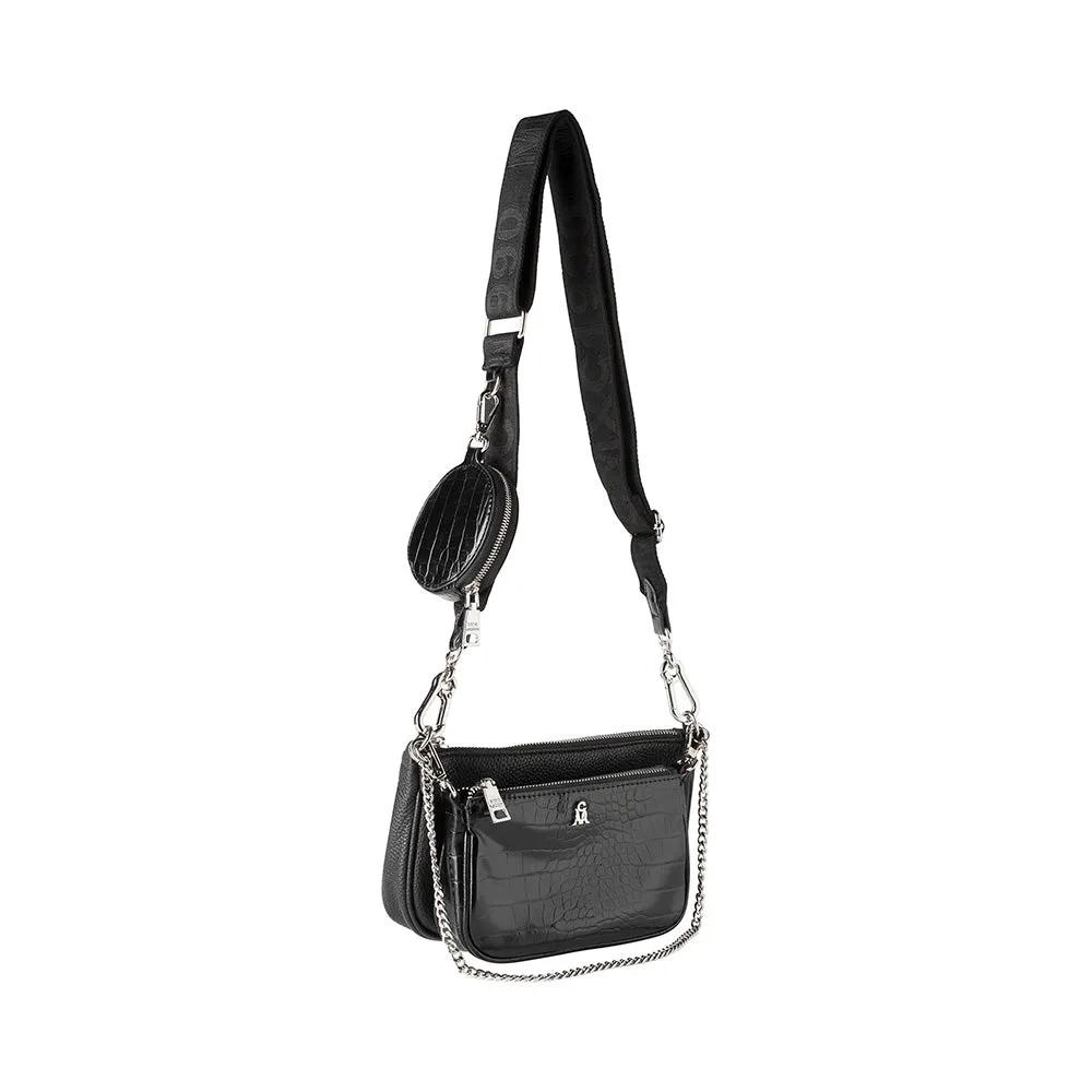 Burgent Crossbody bag BLACK MULTI