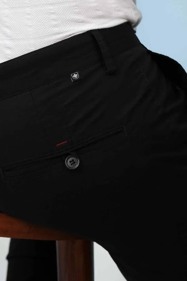 C PANT CROSS POCKET BLACK