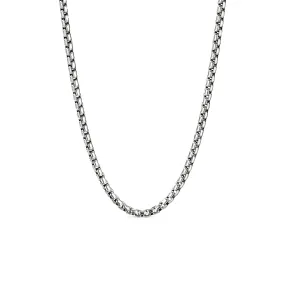 C049W B.Tiff Stainless Steel Round Box Chain