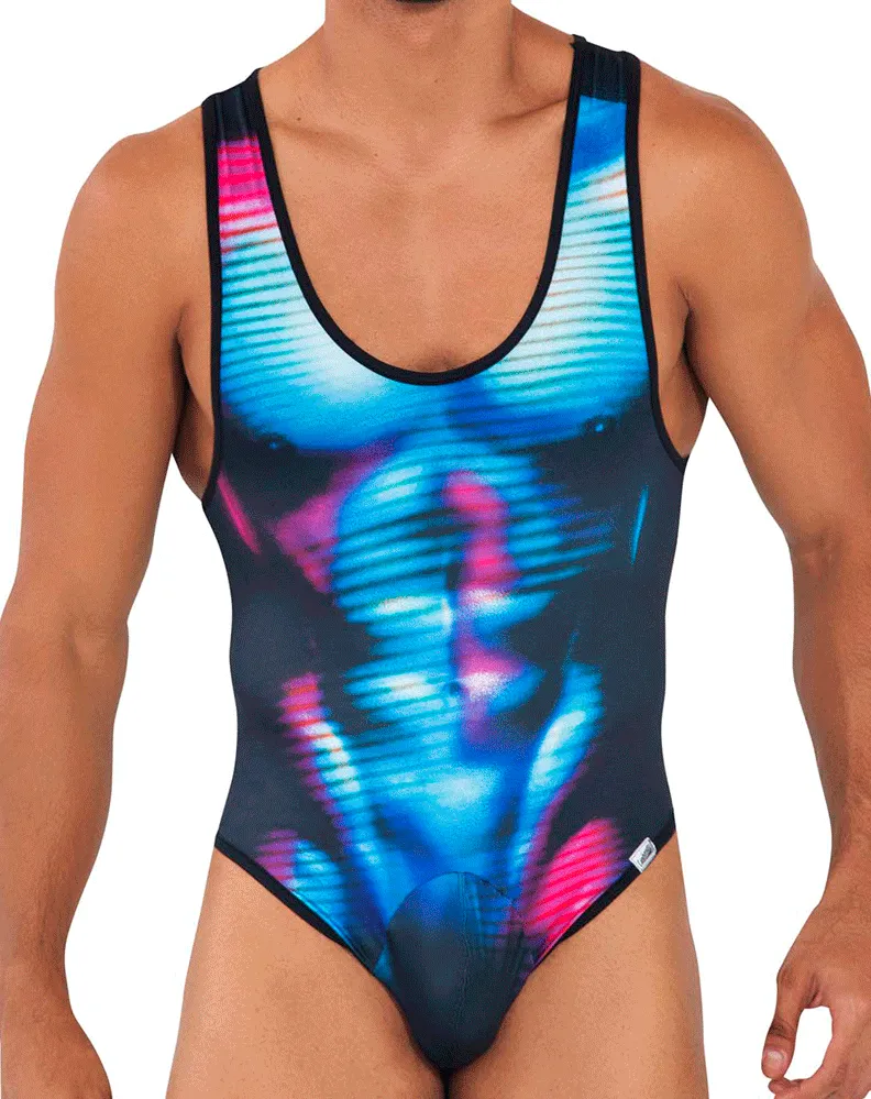 Candyman 99725 Work-n-out Bodysuit Moonlight Blue