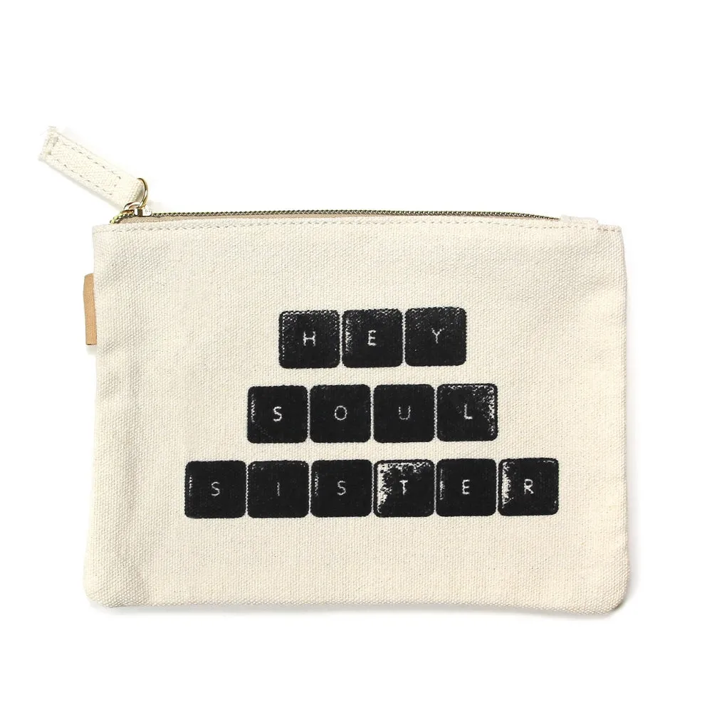 Canvas Zip Pouch>>>