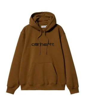 Carhartt Wip Hooded Sweat Deep Hamilton Brown Black