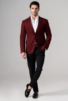 CASUAL COAT MAROON