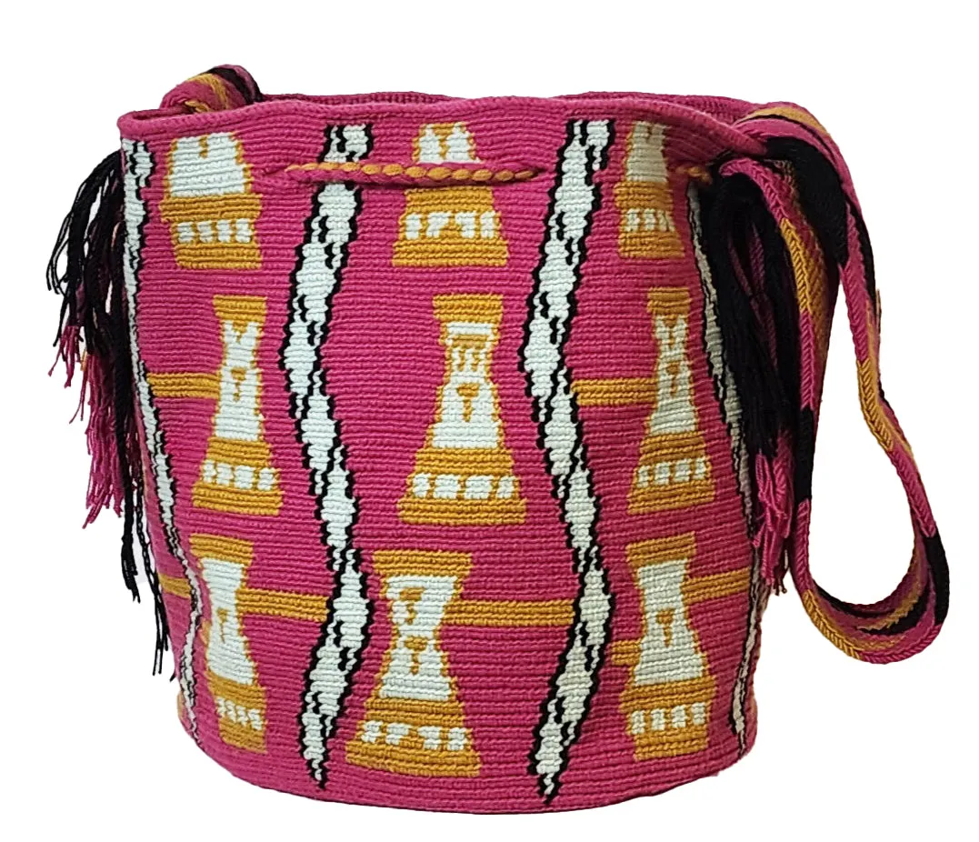 Charleigh Large Handmade Wayuu Mochila bag