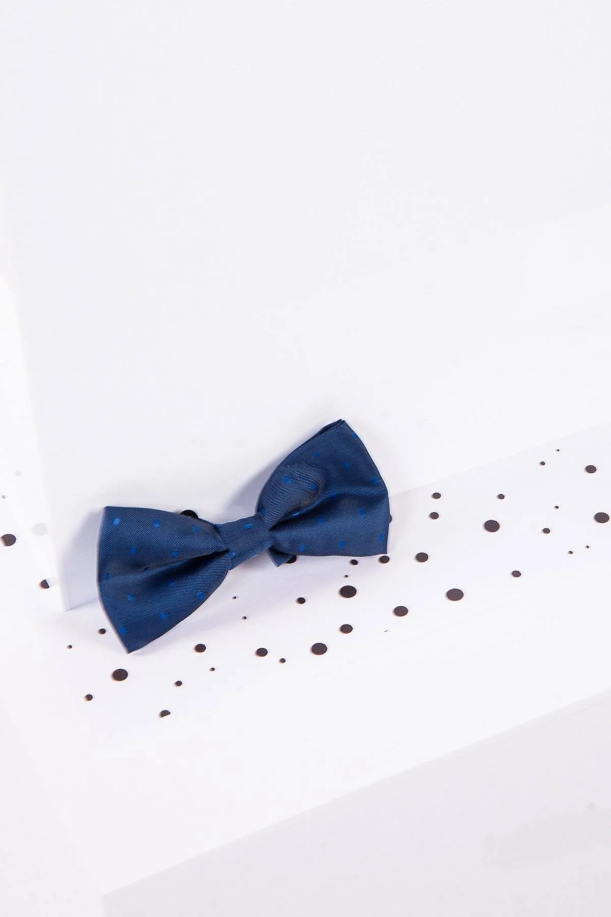 Children's Blue Polka Dot Bow Tie